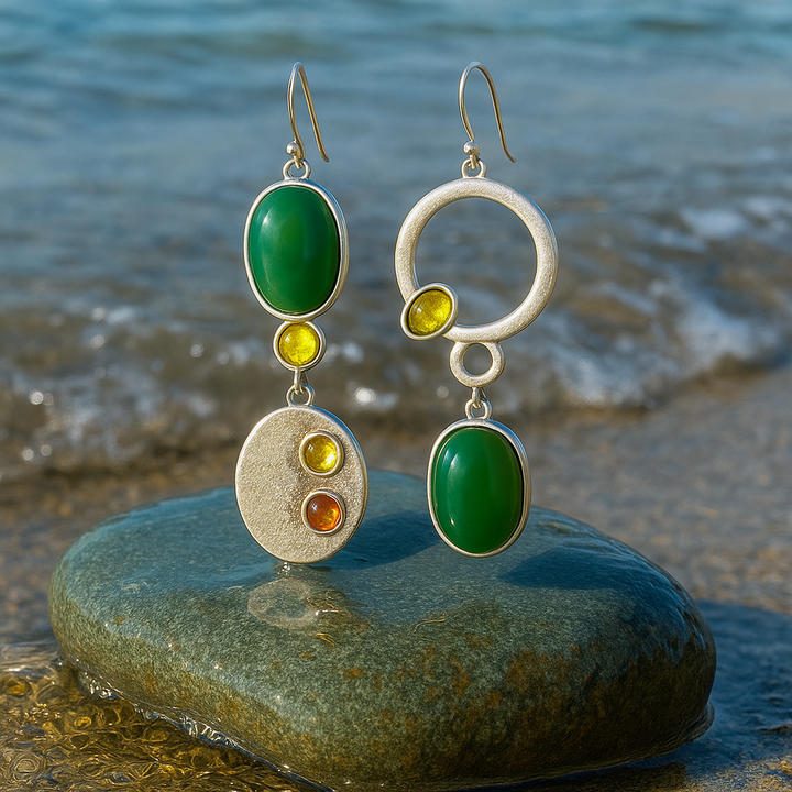 Σαβρίνας Ασημένια Σκουλαρίκια