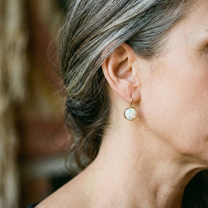 Vintage σκουλαρίκια με όπαλ