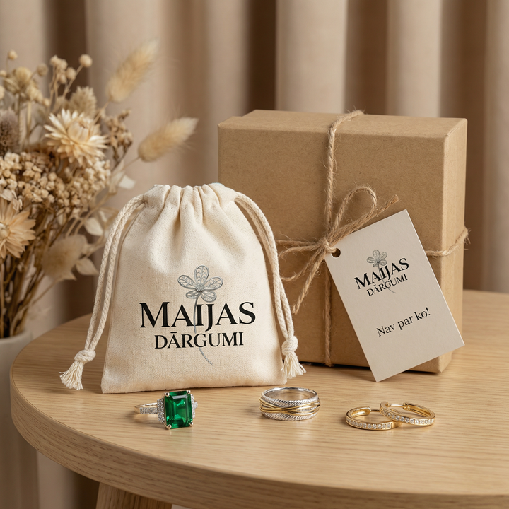 Ασημένια γραβάτα με θαλάσσιο ίππο και οπάλλη