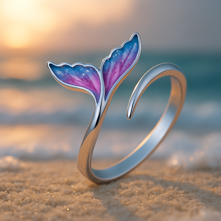 Ρυθμιζόμενος Δακτύλιος με Πολύχρωμη Ουρά Δελφινιού